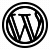 icona di wordpress animata
